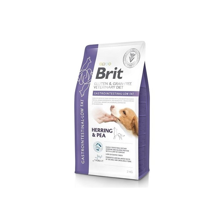 Brit Veterinary Diet Gastrointestinal - Low Fat erisööt koertele 2kg