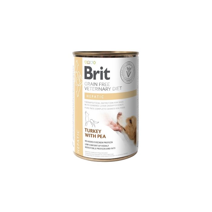 Brit Veterinary Diet Hepatic konserv koertele 400g