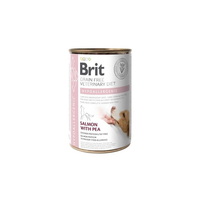 Brit Veterinary Diet Hypoallergenic konserv koertele 400g