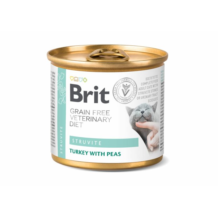 Brit Veterinary Diet Struvite konserv kassidele 200g