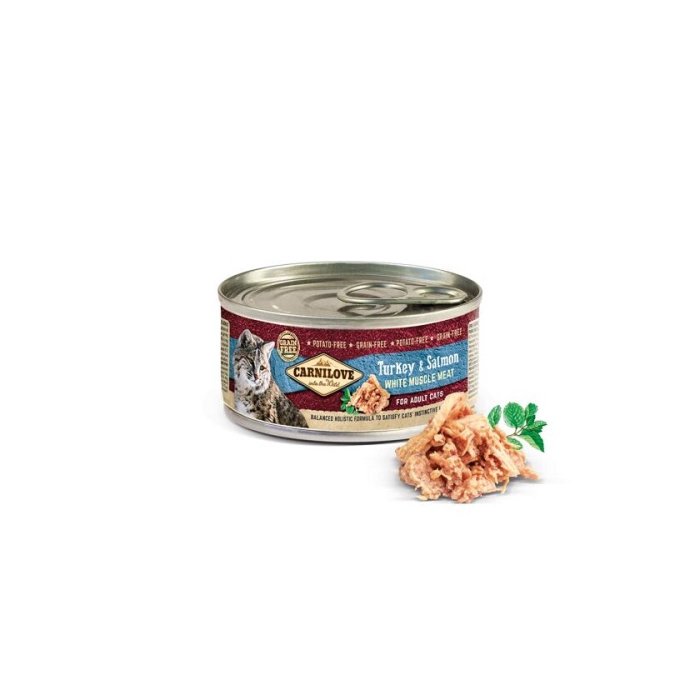 Carni Love cat Turkey & Salmon konserv kassidele 100g
