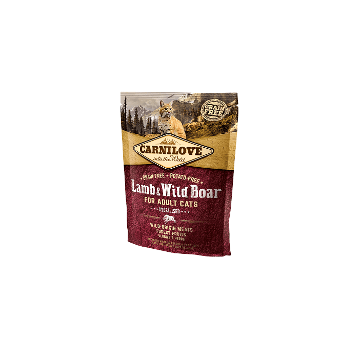 Carni Love Lamb & Wild Boar for Sterilised kassitoit Lamba & metssealihaga 400g