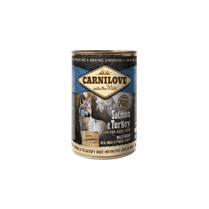 Carni Love Salmon & Turkey konserv koertele 400g