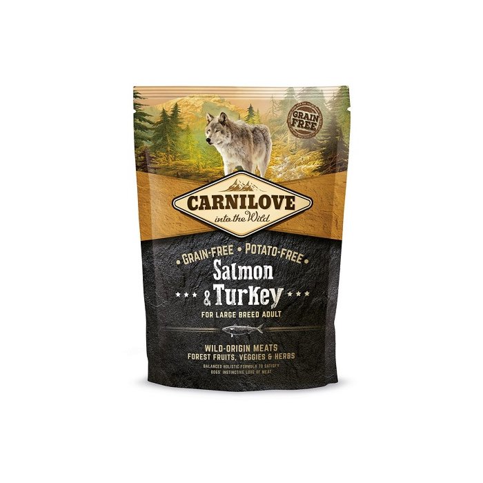 Carni Love Salmon & Turkey for Large Breed Adult koeratoit 1,5kg
