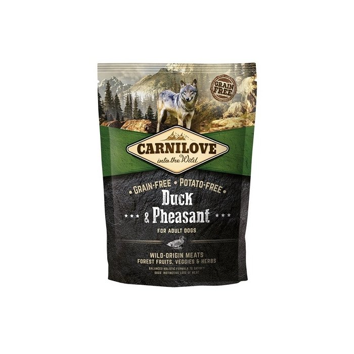 Carni Love kuivtoit täiskasvanud koerale pardi-&faasanilihaga / 1,5kg
