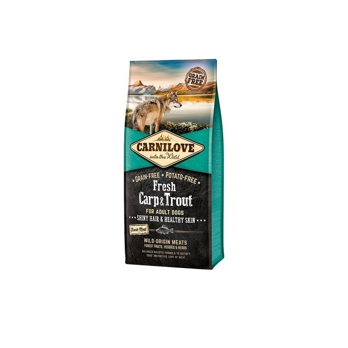 Carni Love Fresh Carp & Trout koeratoit / 12kg