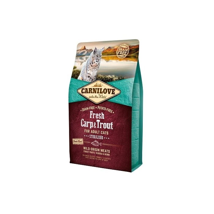 Carni Love FRESH Carp & Trout steriliseeritud kassile karpkala&forelliga / 2kg