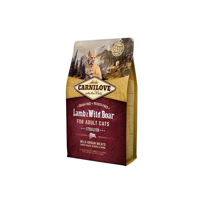 Carni Love Lamb & Wild Boar for Sterilised kassitoit Lamba & metssealihaga 2kg