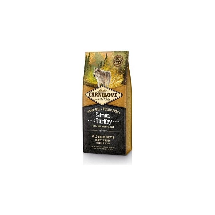 Carnilove Salmon & Turkey for Large Breed Adult koeratoit 12 kg