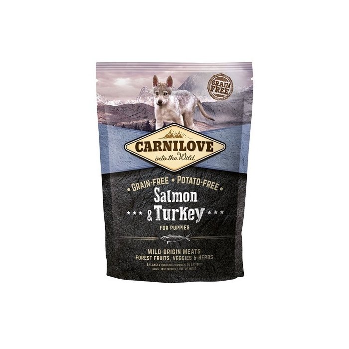 Carnilove Salmon & Turkey for Puppies koeratoit /Lõhe & Kalkun 1.5kg