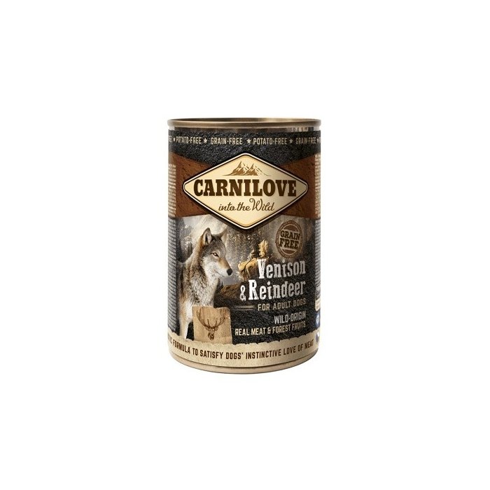 Carnilove Venison & Reindeer / põhjapõdra ja hirvelihaga 400g