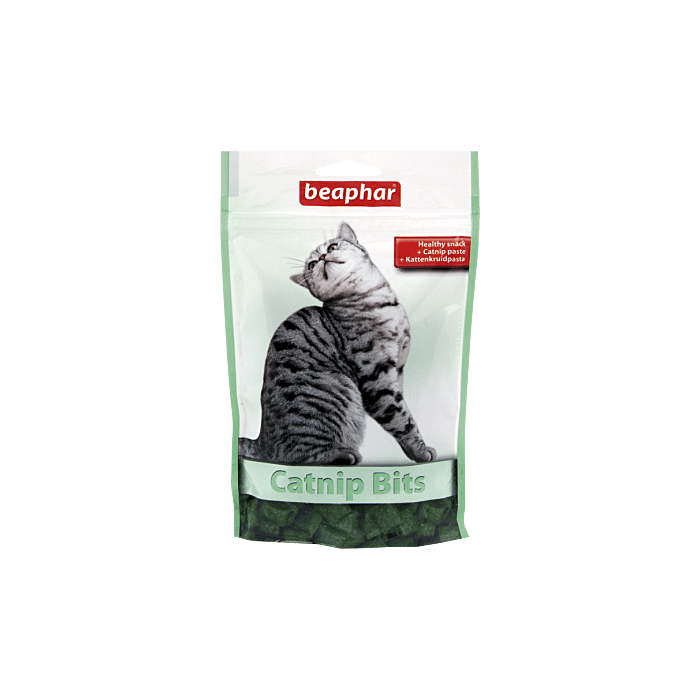 Beaphar Подушечки Catnip Bits с кошачьей мятой для кошек, 150 г