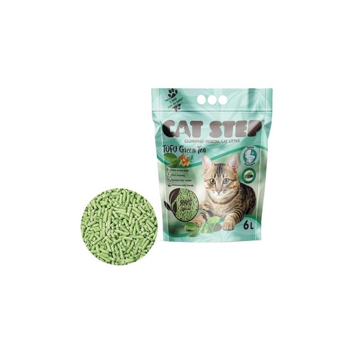 Cat Step kassiliiv Tofu / roheline tee / 2,7kg / 6l