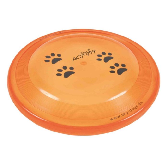 Mänguasi koertele DogActivity Dog Disc hammustuskindel 19cm juhuslik värv