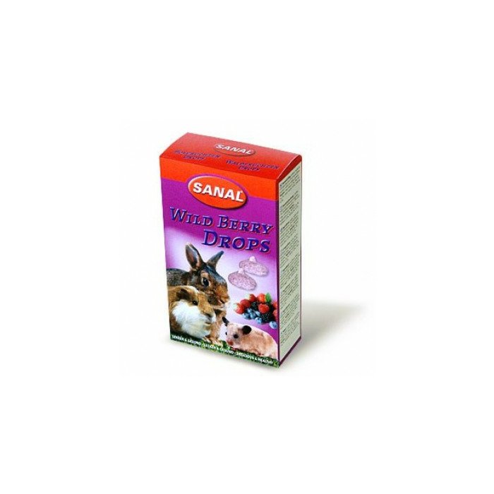 Sanal Wild Berry Drops, närilistele / 45g