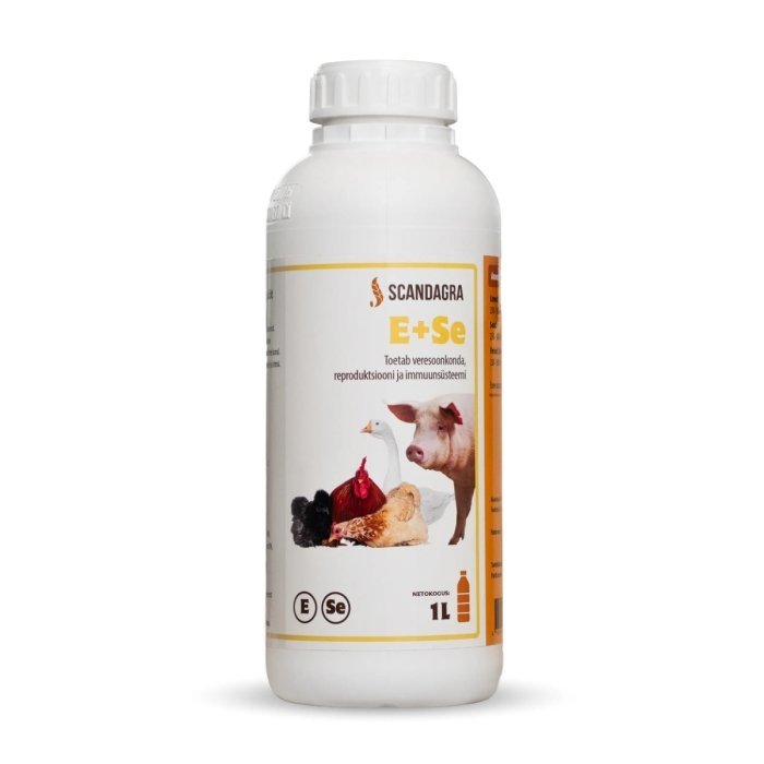 Toidulisand loomadele ja kodulindudele Scandagra E+Se Oral 1L