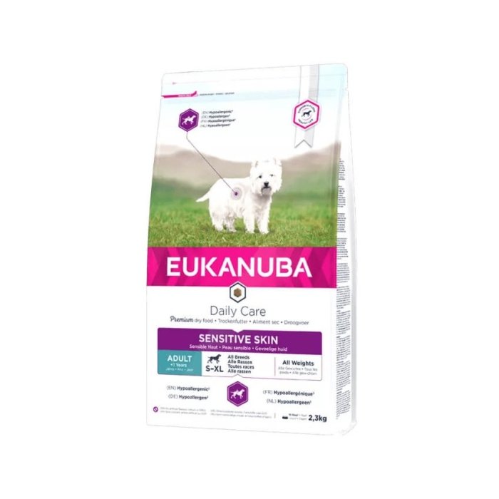 EUKANUBA Adult kalaga tundliku nahaga koertele 2.3 kg