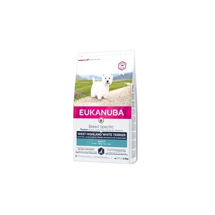 EUKANUBA Adult kanalihaga west highland white terjeritele 2.5 kg