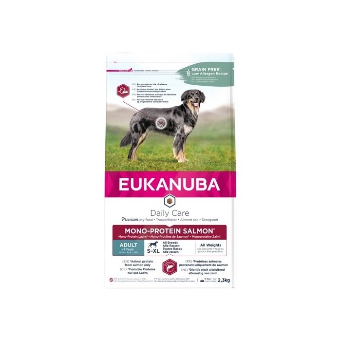 EUKANUBA Adult Mono-Protein lõhega kõikidele koertele 2.3 kg