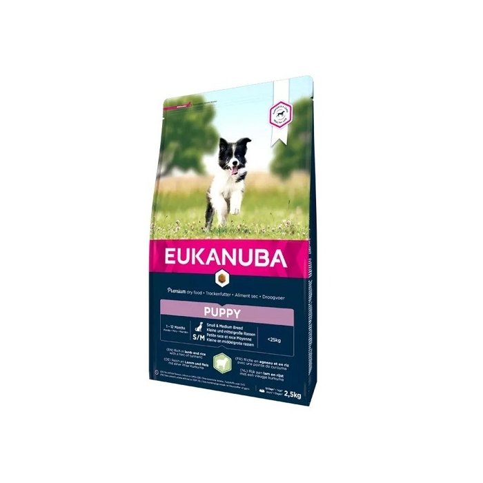 EUKANUBA Puppy lambaliha ja riisiga väikestele ja keskmistele koertele 2.5 kg