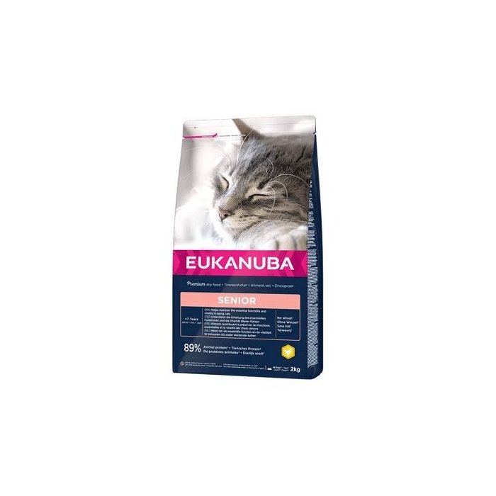 EUKANUBA Senior kanalihaga kassile 2 kg