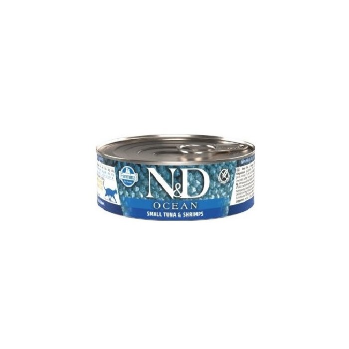 Farmina N&D OCEAN Cat Adult tuna&shrimps  6x80g