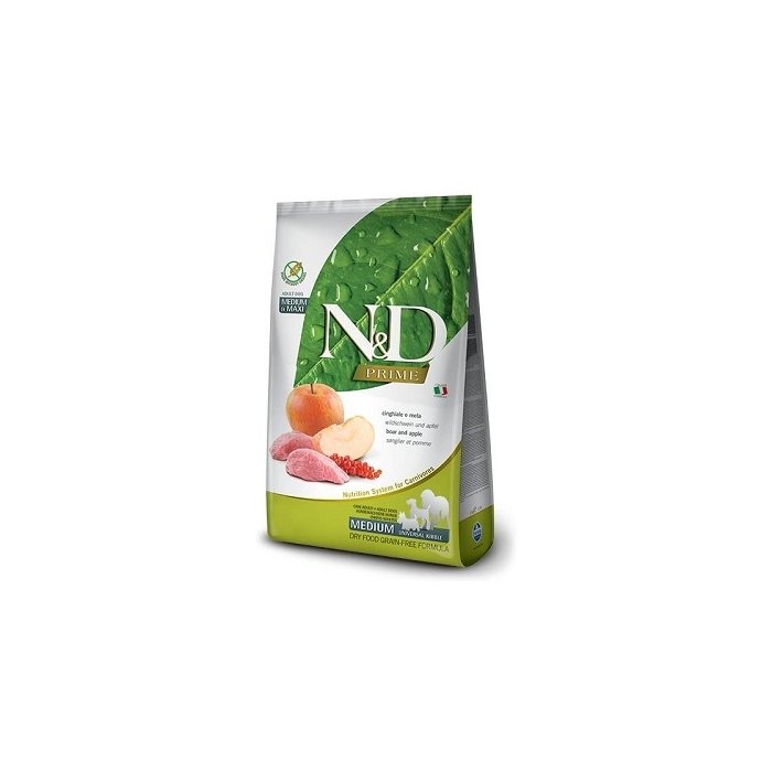 Farmina GMO ja teraviljavaba koeratoit Adult Medium metssealiha ja õunaga / 2,5kg