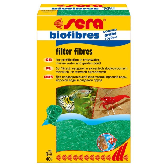 Sera фильтрующая леска 'Biofibres' / крупная / 40g