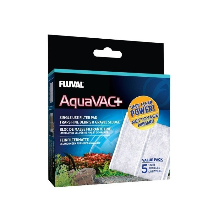 Peen filtripadi (5tk) filtrile Fluval Aquavac+ 