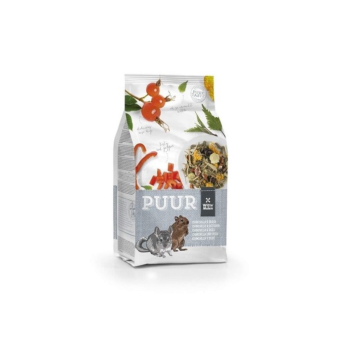 Täissööt PUUR Chinchilla & Degu 500g tšintšiljadele ja degudele