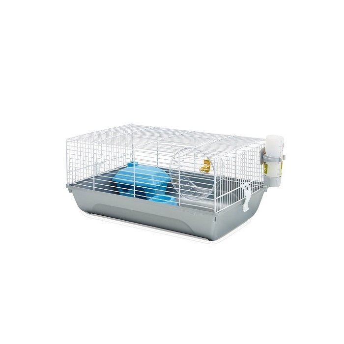 Puur Martha 46,5x29,5x21cm valge/hõbedane hamster