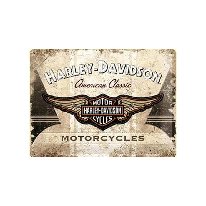 Metallplaat 30x40cm / Harley-Davidson Motorcycles