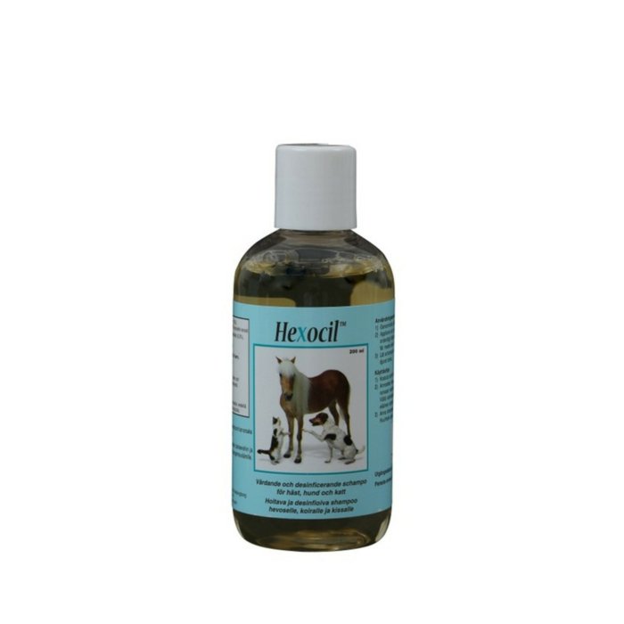 Hexocil hooldav ja desinfitseeriv shampoon koertele, kassidele ja hobustele / 200ml