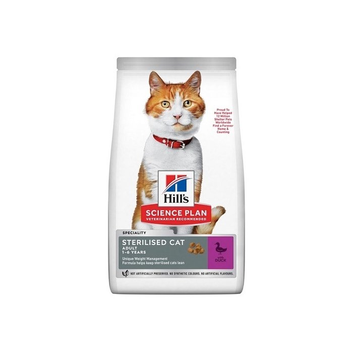 Hill´s Science Plan Sterilized Young kassitoit pardilihaga / 1,5kg