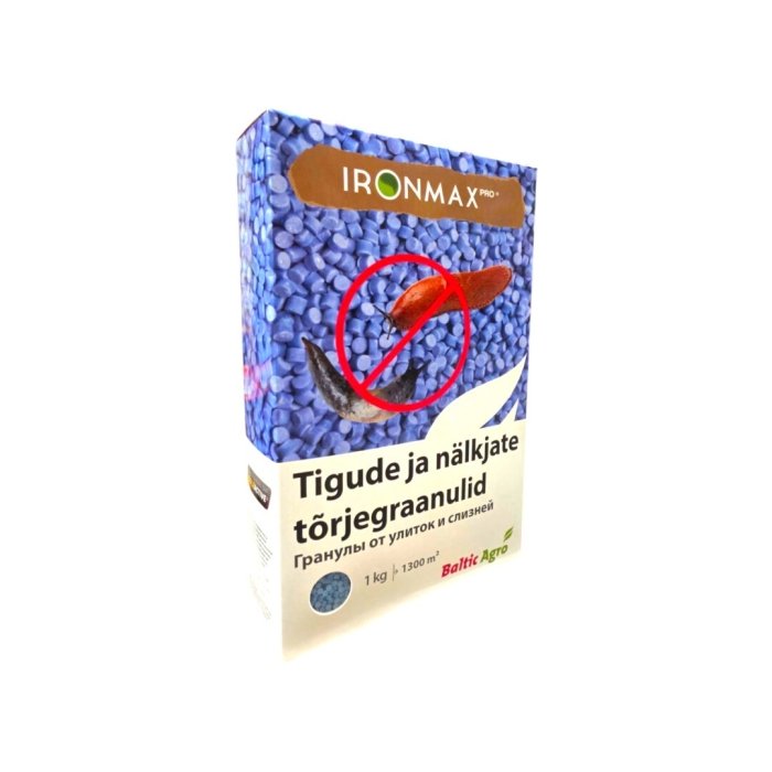 Tigude tõrjegraanulid Ironmax Pro 1 kg