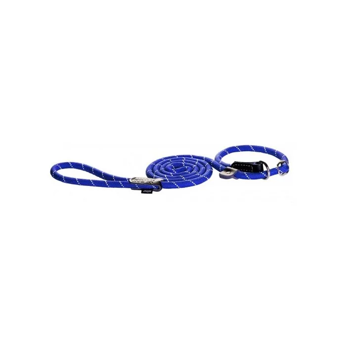 Jalutusrihm Rogz Rope Large 12mm / 1,8m / Moxon / sinine helkur