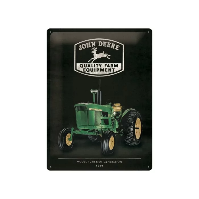 Metallplaat 30x40cm / John Deere Model 4020