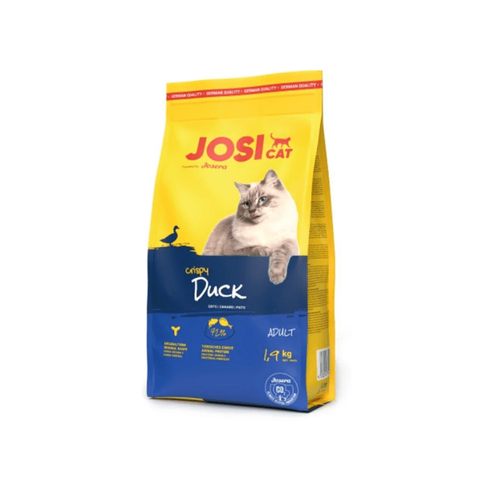 Josera Premium JosiCat Duck & Fish täistoit täiskasvanud kassidele / 1,9kg