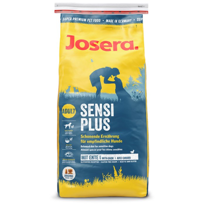 Josera SensiPlus корм для собак с чувствительным желудком, с уткой и рисом  / 15kg