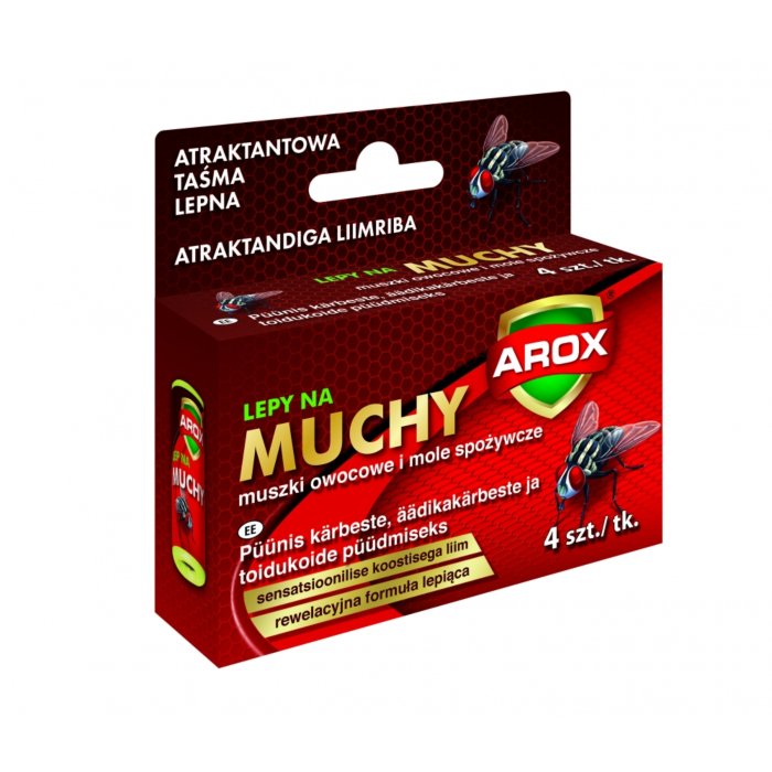 Kärbsepaber rullis Arox 4 tk/pakis