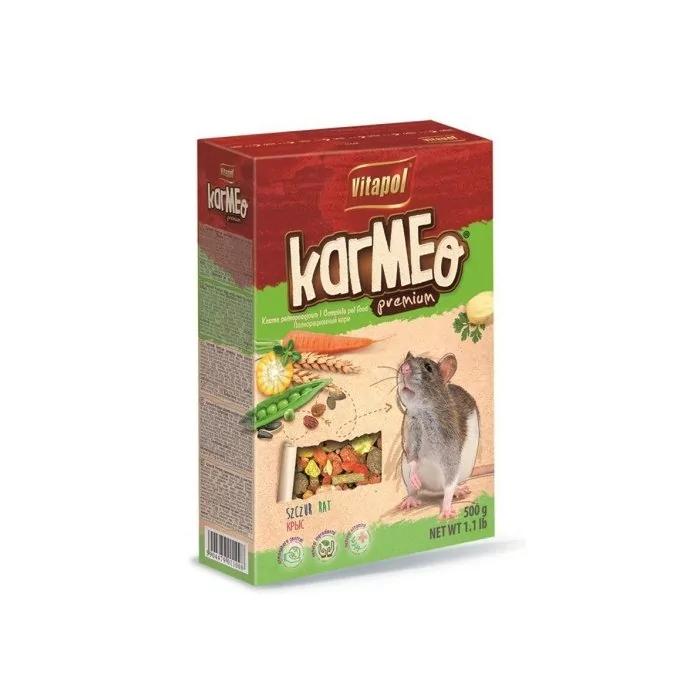 Täissööt KARMEO rottidele 500g.