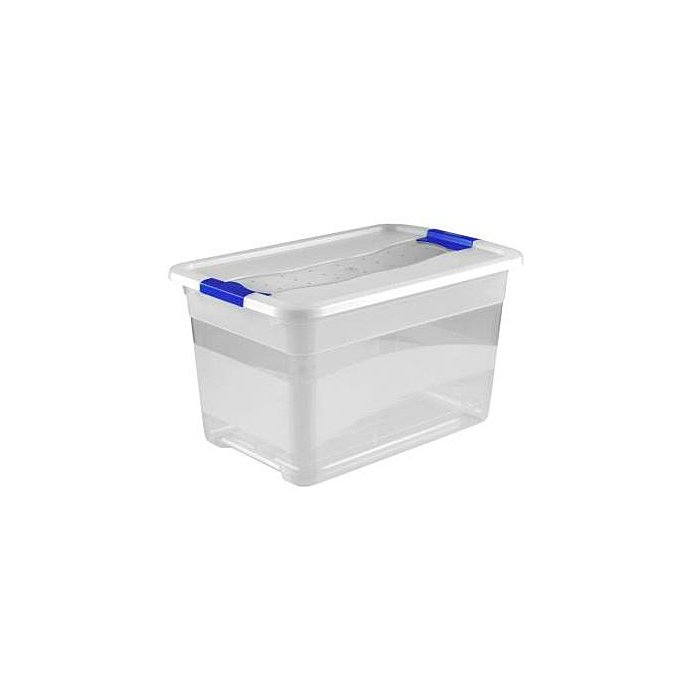 Karp Crystal-box kaanega 52l / valge