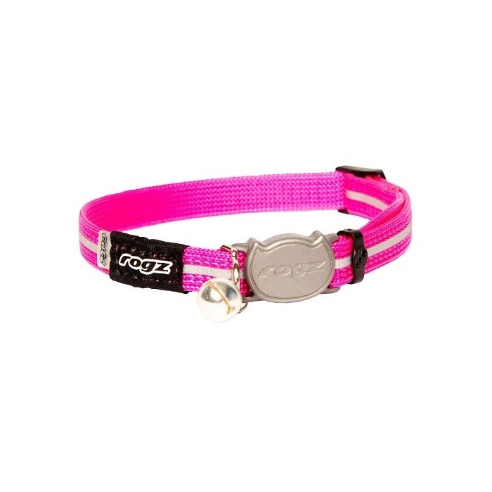 Kassi kaelarihm Rogz Alleycat roosa 11mm/20-31cm