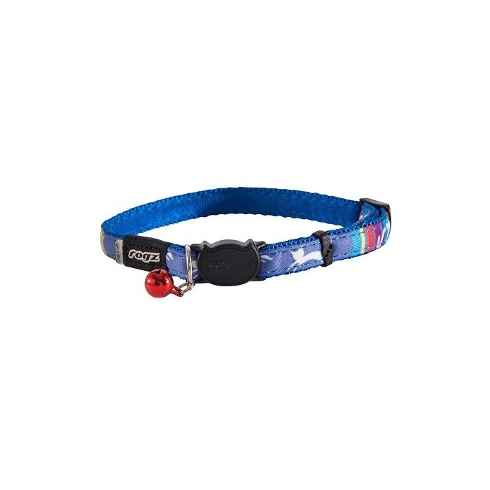 Kassi kaelarihm Neocat Blue Candystripes 11mm/20-31cm