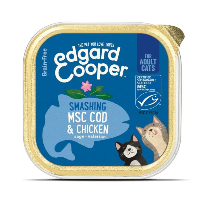 Edgard Cooper kassikonserv kana ja tursaga / 85g