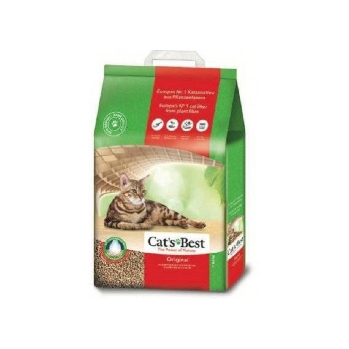 Paakuv ja bioloogiliselt lagundatav kassiliiv Cat's Best Original / 20l ehk 8,60kg