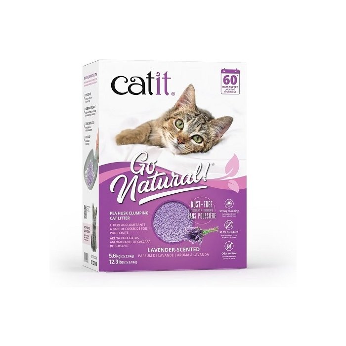 Kassiliiv Catit Go Natural! Lavendel 2 x 2.8kg