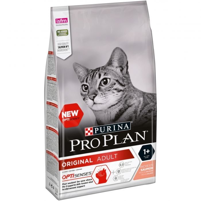 Корм Pro Plan (Про План) Adult для взрослых кошек с лососем и рисом 1,5kg