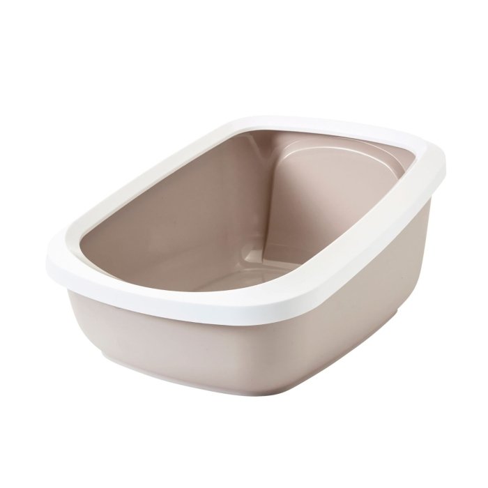 Kassitualett Aseo Jumbo 67.5x48.5x28cm valge/beež
