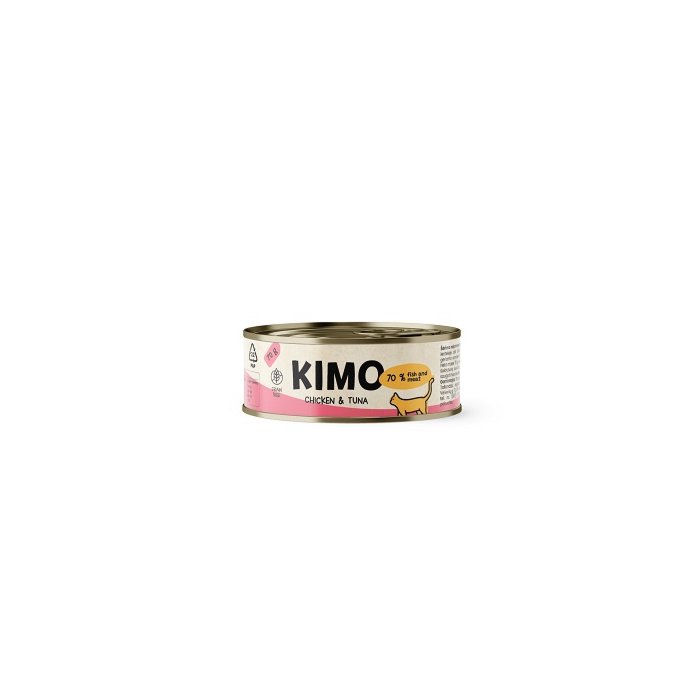 Kimo Chicken & Tuna konserv kassidele kana, tuunikala ja riis 70g